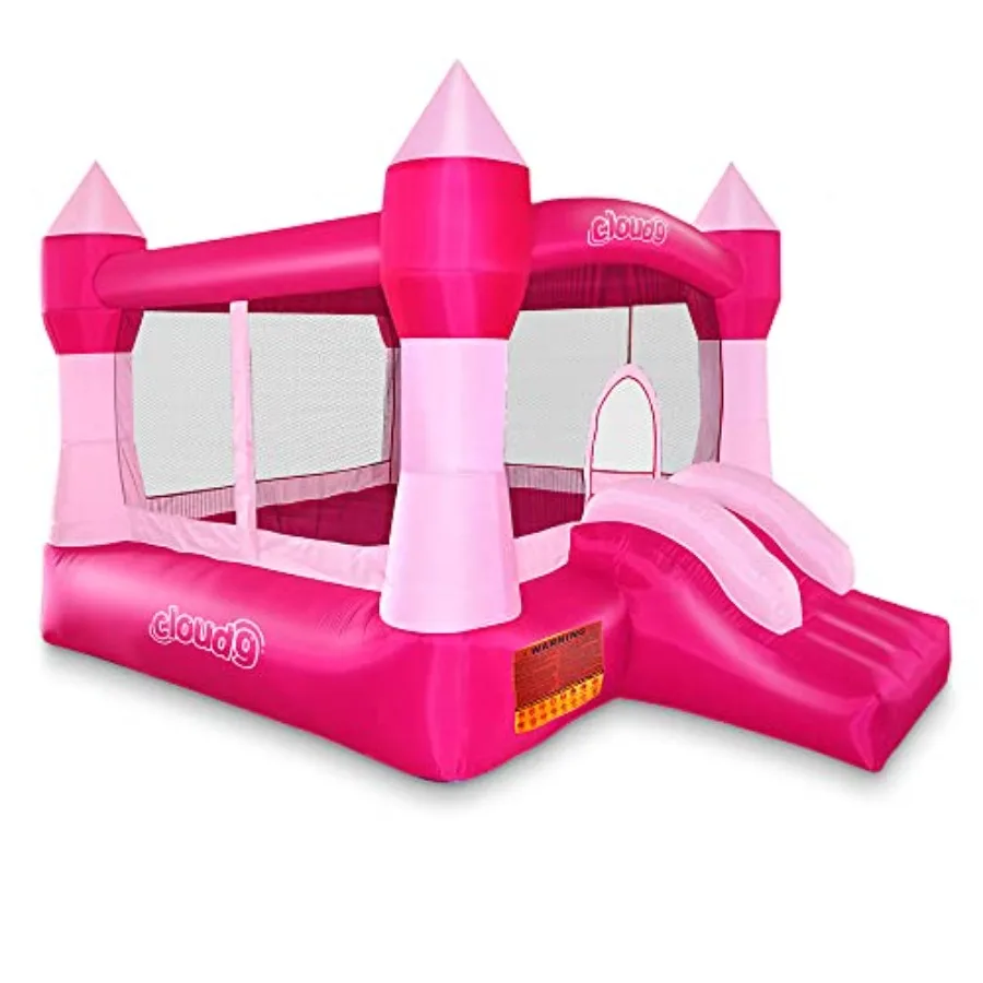 Princess Bounce House Pink Castle Inflatable Bouncer for Without Blower Includes Stakes and Repair Patches
Princess Bounce House Pink Castle Inflatable Bouncer for Without Blower Includes Stakes and Repair Patches