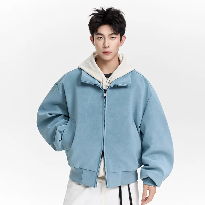 Men's Casual Loose Fit Jaet Stand Collar Spring Autumn Faionable Polyester Fiber Long Sve Zipper Closure No Hat Included
Men's Casual Loose Fit Jaet Stand Collar Spring Autumn Faionable Polyester Fiber Long Sve Zipper Closure No Hat Included