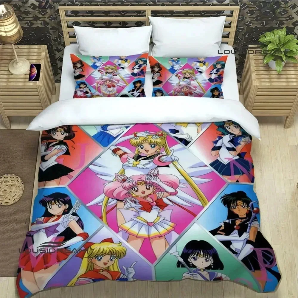 Cartoon S-Sailor Moon Bedding Sets exquisite bed supplies set duvet cover bed comforter set bedding set luxury birthday gift S
Cartoon S-Sailor Moon Bedding Sets exquisite bed supplies set duvet cover bed comforter set bedding set luxury birthday gift S
