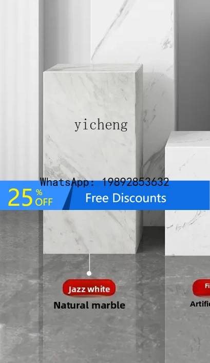 TQH White Marble Sculpture Base Art Decoration Display Stand Mall Ornament
TQH White Marble Sculpture Base Art Decoration Display Stand Mall Ornament