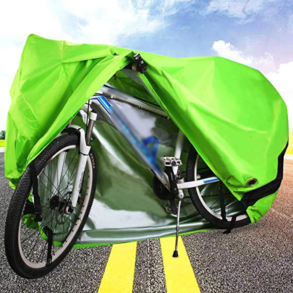 Waterproof Bike Cover Large Size Black Center Fluorescent Green Outdoor Dustproof Protector with Lockhole Buckle Stable Secure
Waterproof Bike Cover Large Size Black Center Fluorescent Green Outdoor Dustproof Protector with Lockhole Buckle Stable Secure