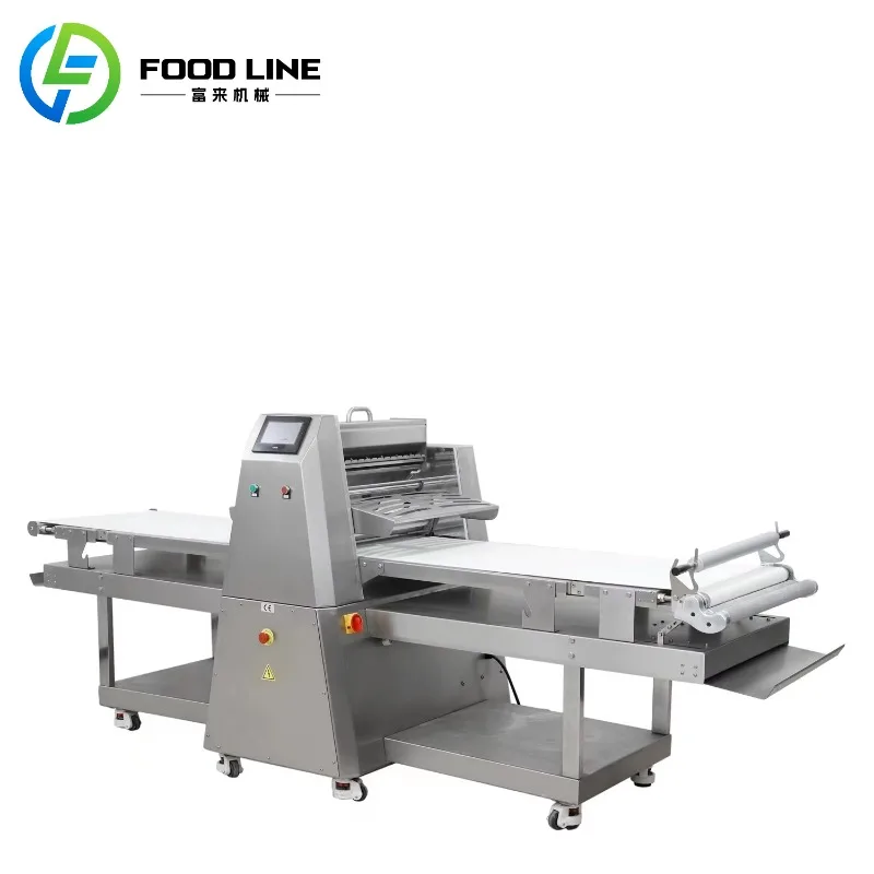 Electric Stainless Steel Industrial Automatic Croissant Machine Folding Rollmatic Dough Sheeter for Bakery 
Electric Stainless Steel Industrial Automatic Croissant Machine Folding Rollmatic Dough Sheeter for Bakery