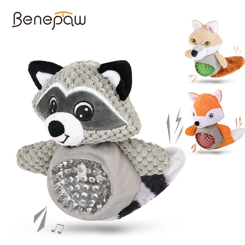 Benepaw Tough Squeaky Dog Chew Toys Safe Stuffed Plush Animal Shaped Pet Toy For Small Medium Dogs Puppy Game Raccoon Weasel
Benepaw Tough Squeaky Dog Chew Toys Safe Stuffed Plush Animal Shaped Pet Toy For Small Medium Dogs Puppy Game Raccoon Weasel