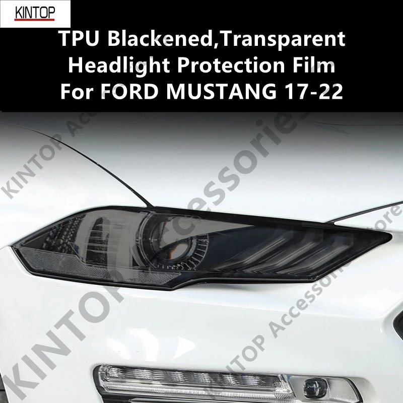 For FORD MUSTANG 17-22 TPU Blackened Headlight Protective Film,Headlight Protection,Film Modification
For FORD MUSTANG 17-22 TPU Blackened Headlight Protective Film,Headlight Protection,Film Modification