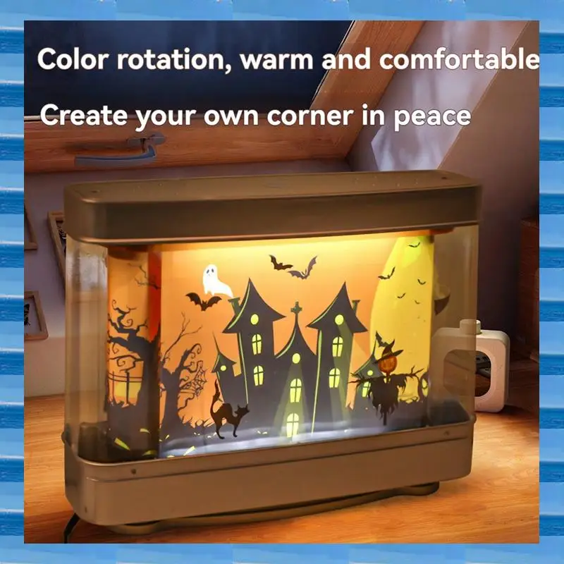 Fish Tank Light Aquarium Decor Night Light Virtual Halloween Dynamic LED Table Lamp For Room Decor Home, Office
Fish Tank Light Aquarium Decor Night Light Virtual Halloween Dynamic LED Table Lamp For Room Decor Home, Office