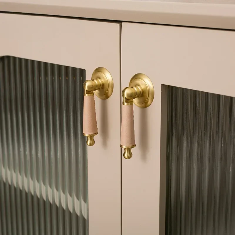 Children's Room Cabinet Door Pendant Handles Solid Brass Drawer Knobs Multicolor Cowhide Single Hole Hanging Ring Handle
Children's Room Cabinet Door Pendant Handles Solid Brass Drawer Knobs Multicolor Cowhide Single Hole Hanging Ring Handle