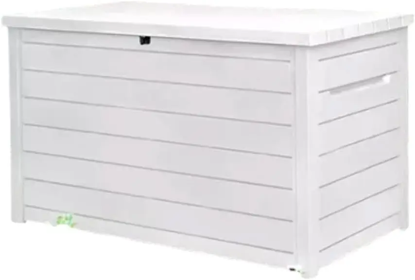 Storage Box with Lockable Lid - Weather-Resistant and Stylish (White, 230-Gallon)
Storage Box with Lockable Lid - Weather-Resistant and Stylish (White, 230-Gallon)