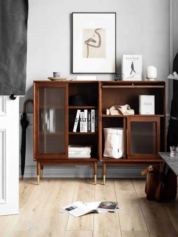 Nordic Solid Wood Cherrywood Sideboard Cabinet Japanese Simple Glass Modern Locker
Nordic Solid Wood Cherrywood Sideboard Cabinet Japanese Simple Glass Modern Locker