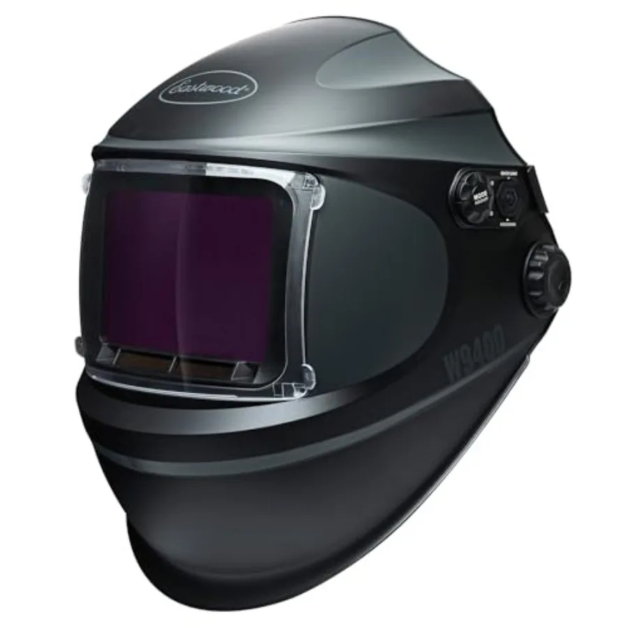 Eastwood W9400 Wide View MIG TIG Weld Welding Helmet True Color Lens DIN 4-15 Shade Adjustment Ultra-Fast Auto-Darkening
Eastwood W9400 Wide View MIG TIG Weld Welding Helmet True Color Lens DIN 4-15 Shade Adjustment Ultra-Fast Auto-Darkening