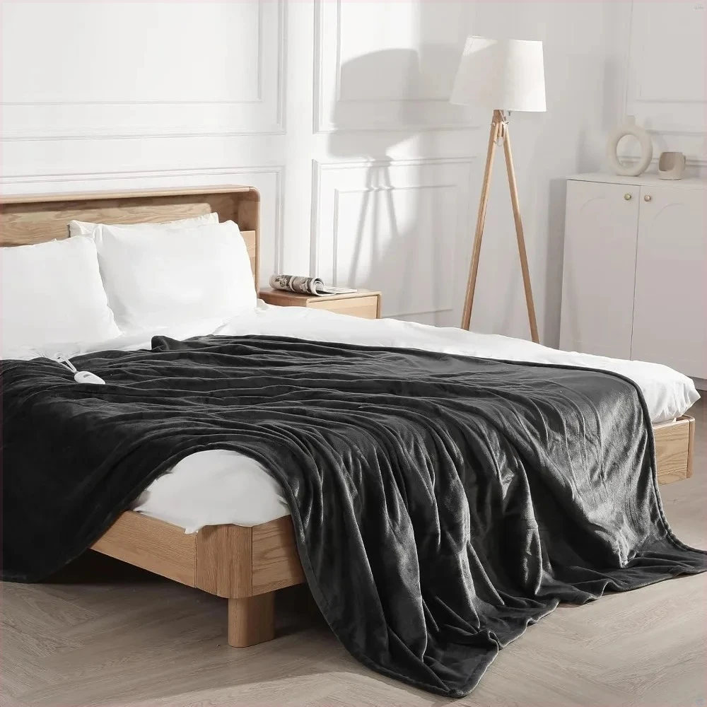 Heated Blanket Full Size Electric Blanket 72" X 84" with 5 Heating Level & 10 Hour , Ultra-Warm Selected Flannel (Charcoal Grey)
Heated Blanket Full Size Electric Blanket 72" X 84" with 5 Heating Level & 10 Hour , Ultra-Warm Selected Flannel (Charcoal Grey)