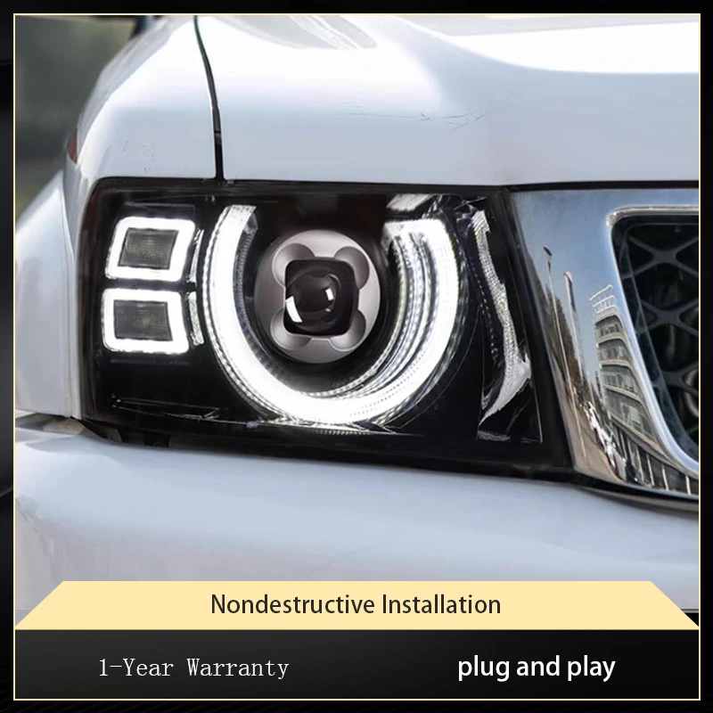 Мощные фары для автомобилей Nissan патруль Y61 2005-2022 Модифицированная передняя лампа проекционный объектив DRL светодиодный сигнал поворота Автомобильные аксессуары
Мощные фары для автомобилей Nissan патруль Y61 2005-2022 Модифицированная передняя лампа проекционный объектив DRL светодиодный сигнал поворота Автомобильные аксессуары