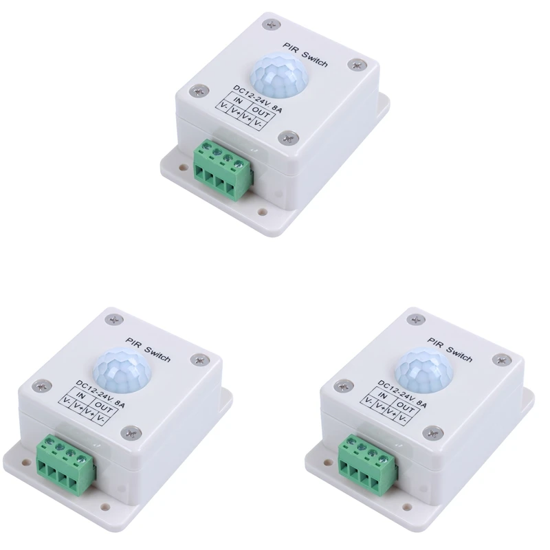 FULL-3X LED Lighting Motion Activated Sensor Switch 12 Volt DC Passive Light Control
FULL-3X LED Lighting Motion Activated Sensor Switch 12 Volt DC Passive Light Control