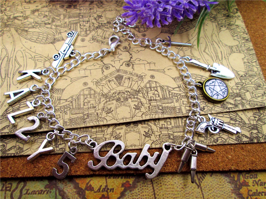 Телевизионный сериал Baby Kaz2y5 Автомобильный пистолет-пули Браслет Diy Kit Создайте свой собственный браслет-подвеска с несколькими подвесками Уникальный ручной работы
Телевизионный сериал Baby Kaz2y5 Автомобильный пистолет-пули Браслет Diy Kit Создайте свой собственный браслет-подвеска с несколькими подвесками Уникальный ручной работы