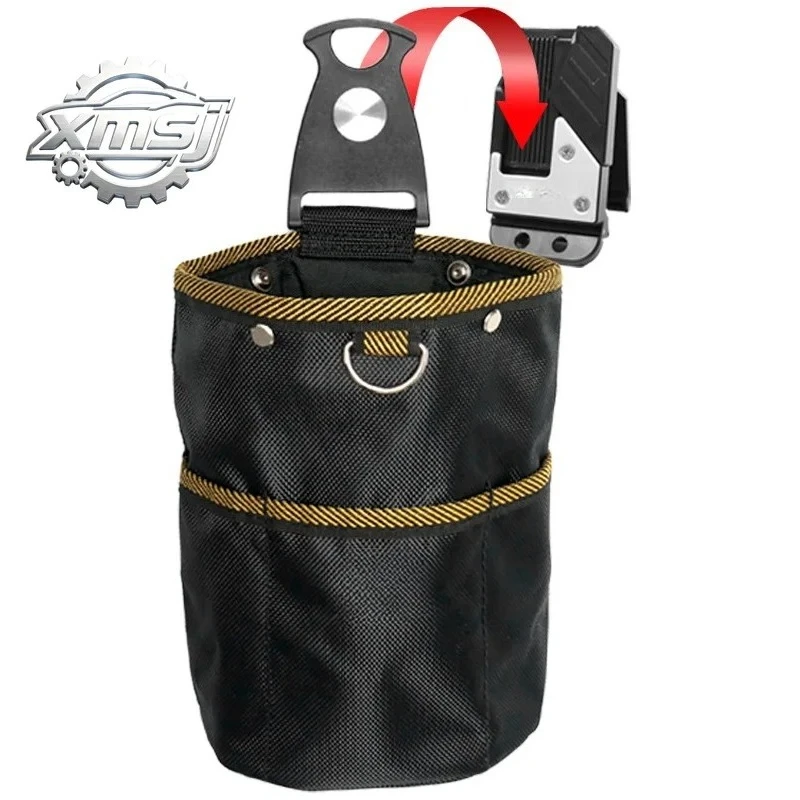 Bolsa herramientas tela Oxford 1680D, bolsa herramientas para uñas giratoria colgar rápido para carpintería, cinturó
Bolsa herramientas tela Oxford 1680D, bolsa herramientas para uñas giratoria colgar rápido para carpintería, cinturó