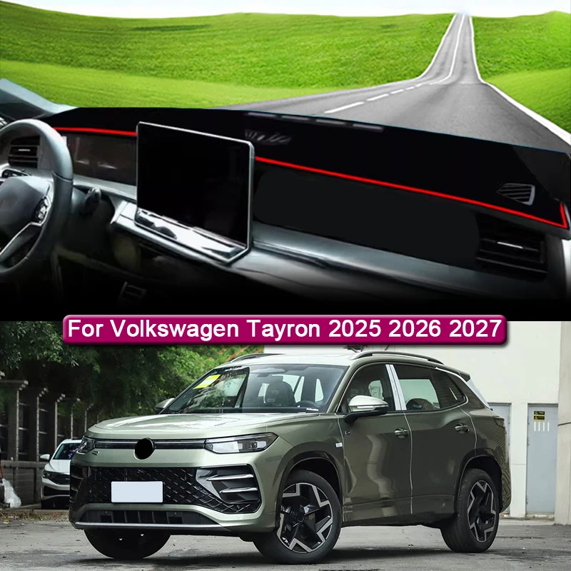 Стайлинг автомобиля для Volkswagen Tayron 2025 2026 2027, защитный коврик для приборной панели автомобиля, абажур, подушка, розовый ковер, коврик, аксессуар 
Стайлинг автомобиля для Volkswagen Tayron 2025 2026 2027, защитный коврик для приборной панели автомобиля, абажур, подушка, розовый ковер, коврик, аксессуар
