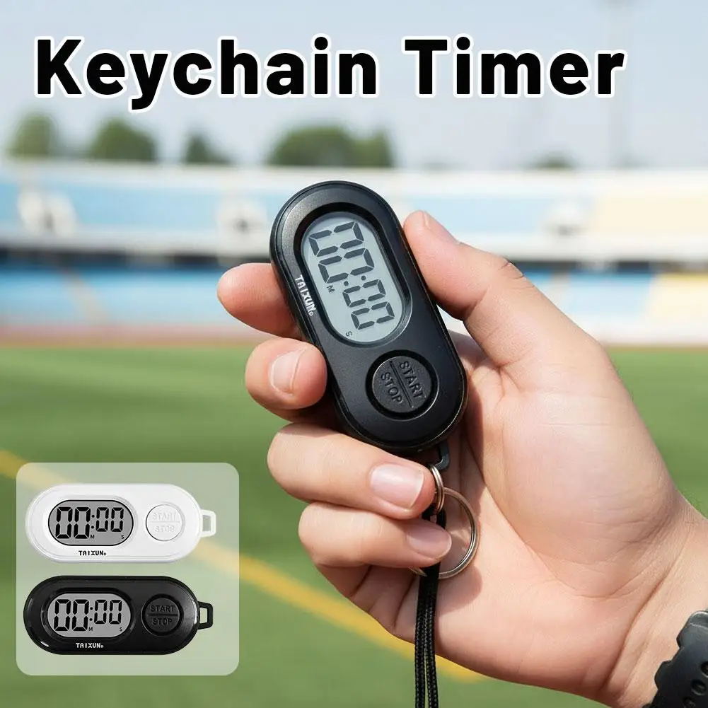 Mini Digital Countdown Timer Stopwatch Keychain Portable Pocket Size Clock for Cooking Sports Training Classroom Gadgets
Mini Digital Countdown Timer Stopwatch Keychain Portable Pocket Size Clock for Cooking Sports Training Classroom Gadgets