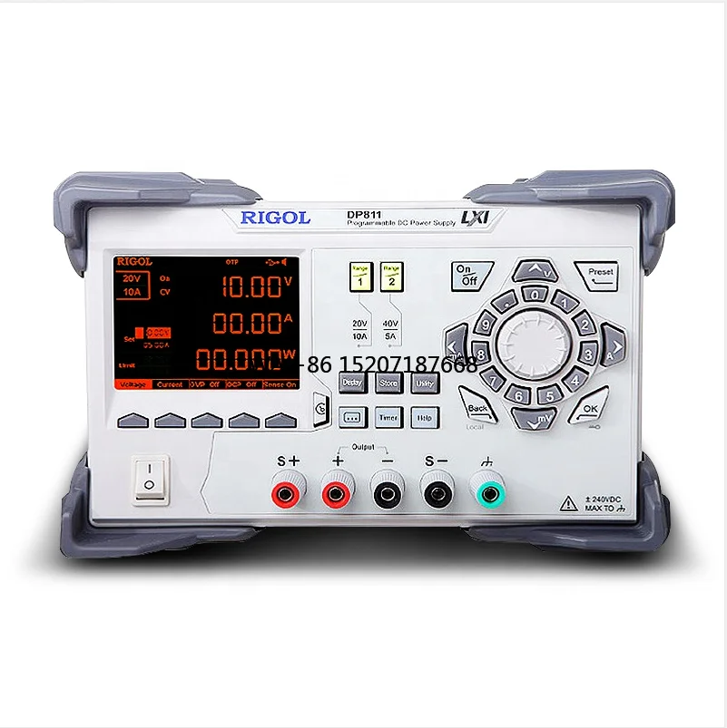 DP811 Single Output Dual Range 200W DC Power Supply 
DP811 Single Output Dual Range 200W DC Power Supply