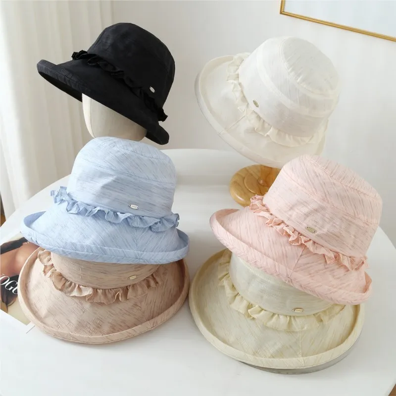 The sweet flower fisherman hat is fashionable elegant lightweight breathable sun-protective and trendy
The sweet flower fisherman hat is fashionable elegant lightweight breathable sun-protective and trendy