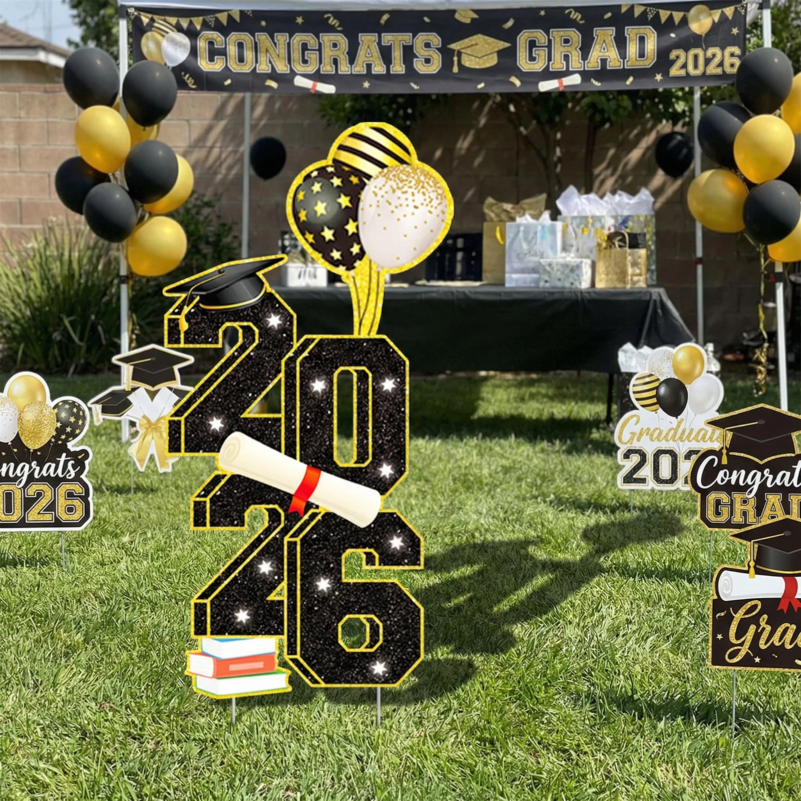 2026 Graduation Yard Signs with Stakes 3.5FT Large Class 2026 Graduation Garden Decorations
2026 Graduation Yard Signs with Stakes 3.5FT Large Class 2026 Graduation Garden Decorations