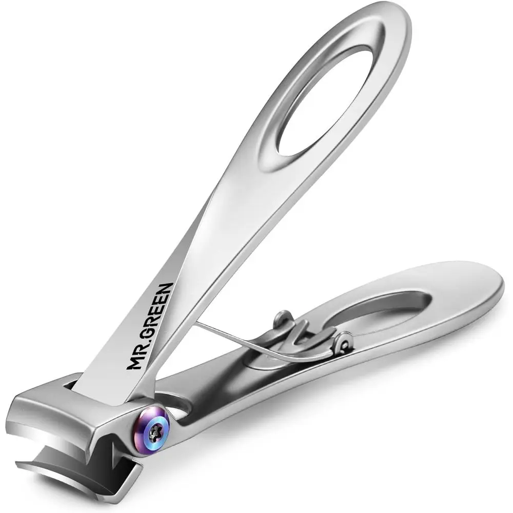 Wide Jaw Stainless Steel Nail Clippers for Thick, Hardened Nails - Manicure Scissors (Large)
Wide Jaw Stainless Steel Nail Clippers for Thick, Hardened Nails - Manicure Scissors (Large)