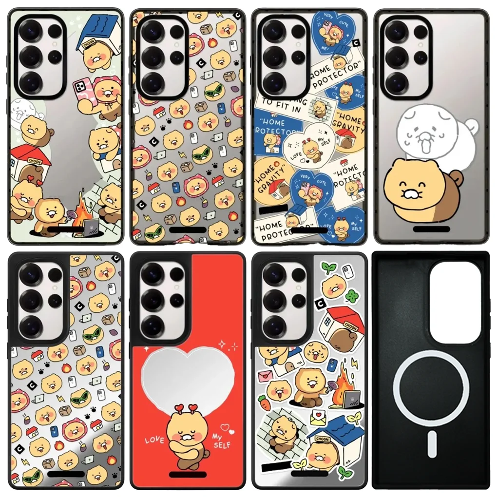 Korean Cartoon Magnetic Acrylic / Mirror Case for Samsung Galaxy S23 S24 S25 Ultra S25+ Plus Protective Shell
Korean Cartoon Magnetic Acrylic / Mirror Case for Samsung Galaxy S23 S24 S25 Ultra S25+ Plus Protective Shell