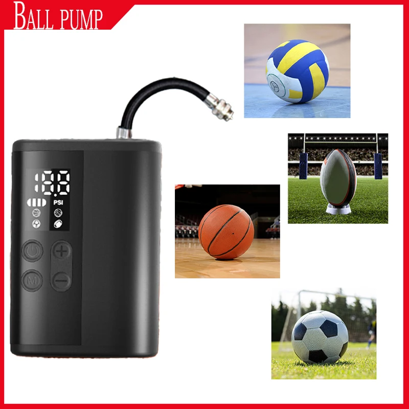 Mini Electric Inflation Pump Portable Ball Pump for Basketball, Football, Volleyball with Lighting and Charging Function
Mini Electric Inflation Pump Portable Ball Pump for Basketball, Football, Volleyball with Lighting and Charging Function