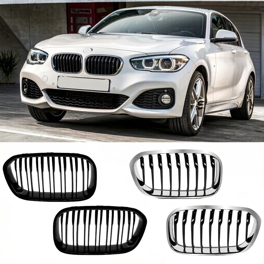 Glossy Black/sliver Front Bumper Grille For BMW F20 F21 120i 118i 116i 116d M135i M140i 2015 2016 2017 2018 Front Kidney Grill
Glossy Black/sliver Front Bumper Grille For BMW F20 F21 120i 118i 116i 116d M135i M140i 2015 2016 2017 2018 Front Kidney Grill