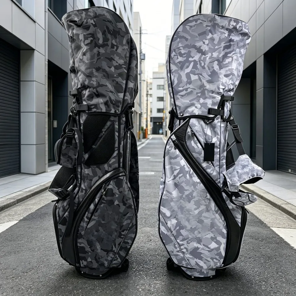 Waterproof Nylon Golf Stand Bag, Wear Resistant Durable Design, Unisex Dual Shoulder Portable Golf Club Storage Bag
Waterproof Nylon Golf Stand Bag, Wear Resistant Durable Design, Unisex Dual Shoulder Portable Golf Club Storage Bag