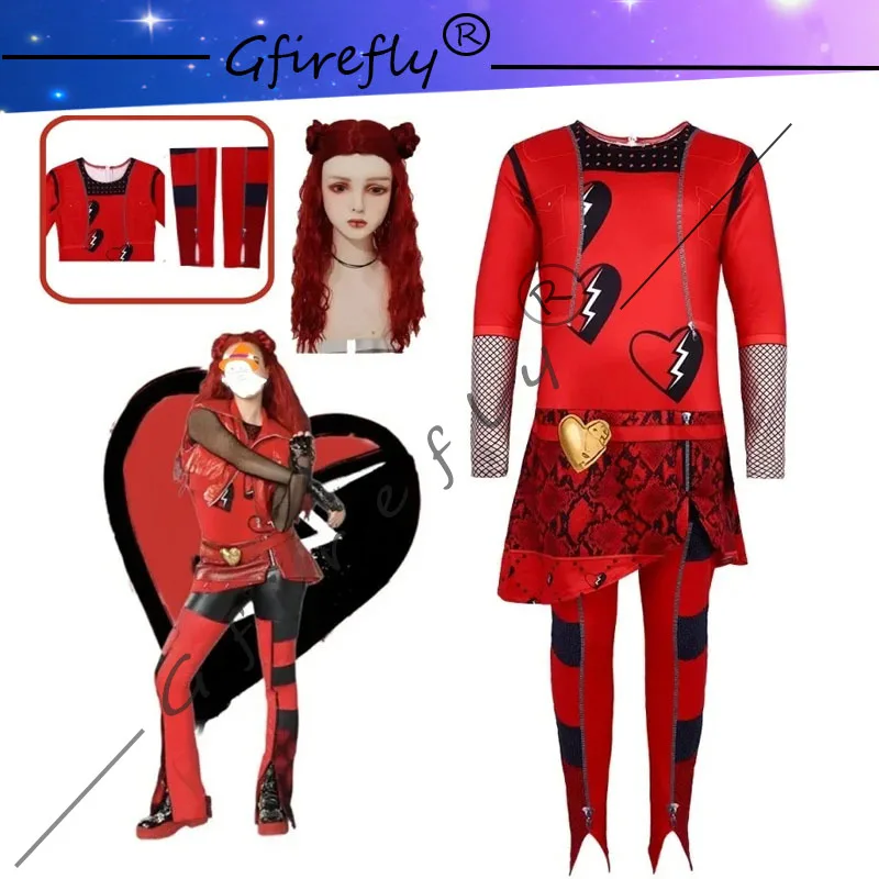 Descendants film Costume The Rise Of Red Cosplay Clothing Anime Red Uliana clothes Halloween Christmas Party Queen Dress Suits
Descendants film Costume The Rise Of Red Cosplay Clothing Anime Red Uliana clothes Halloween Christmas Party Queen Dress Suits
