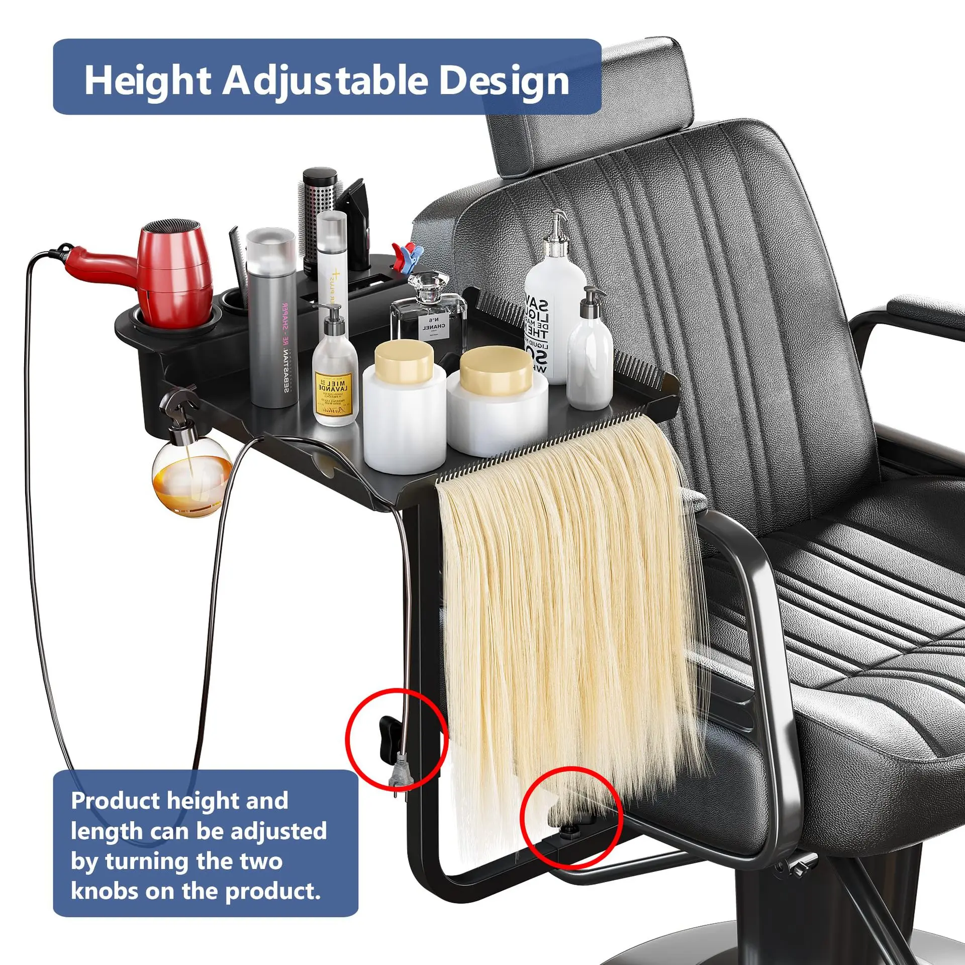 Barbershop Chair Tray Adjustable Salon Attachment Hair Beauty Salon Equipment for Hairdressing Tools
Barbershop Chair Tray Adjustable Salon Attachment Hair Beauty Salon Equipment for Hairdressing Tools