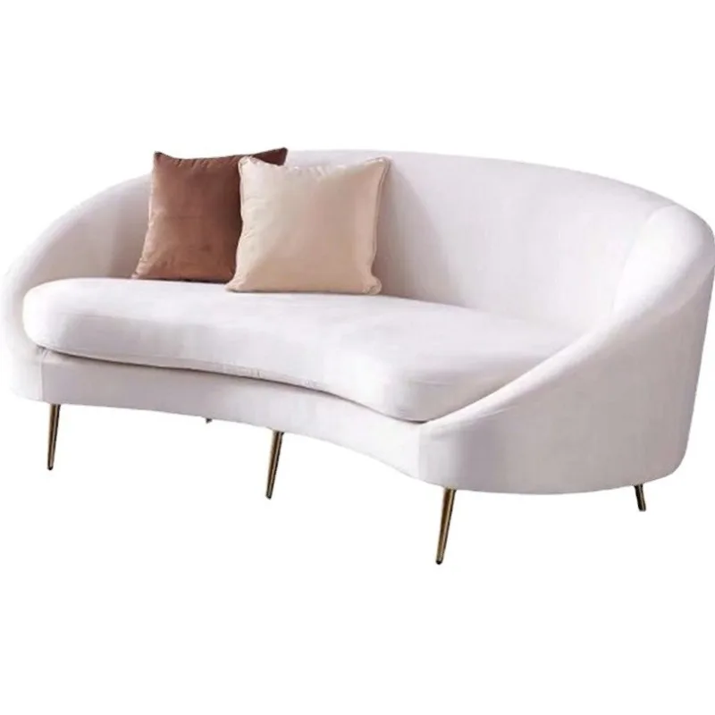 American fabric sofa small apartment leisure sofa, living room creative sofa
American fabric sofa small apartment leisure sofa, living room creative sofa