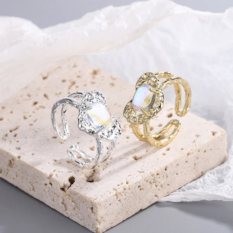925 Sterling Silver Irregular Heart Zircon Adjustable Rings For Women Ladies Elegant Luxury Quality Jewelry Accessories
925 Sterling Silver Irregular Heart Zircon Adjustable Rings For Women Ladies Elegant Luxury Quality Jewelry Accessories