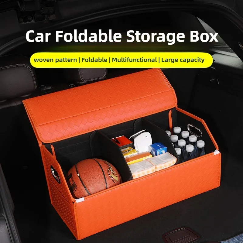 Nappa Leather Car Trunk Organizer Box Large Capacity Car Foldable Storage Box Cars Accessories Trunk Waterproof Car Organizer
Nappa Leather Car Trunk Organizer Box Large Capacity Car Foldable Storage Box Cars Accessories Trunk Waterproof Car Organizer
