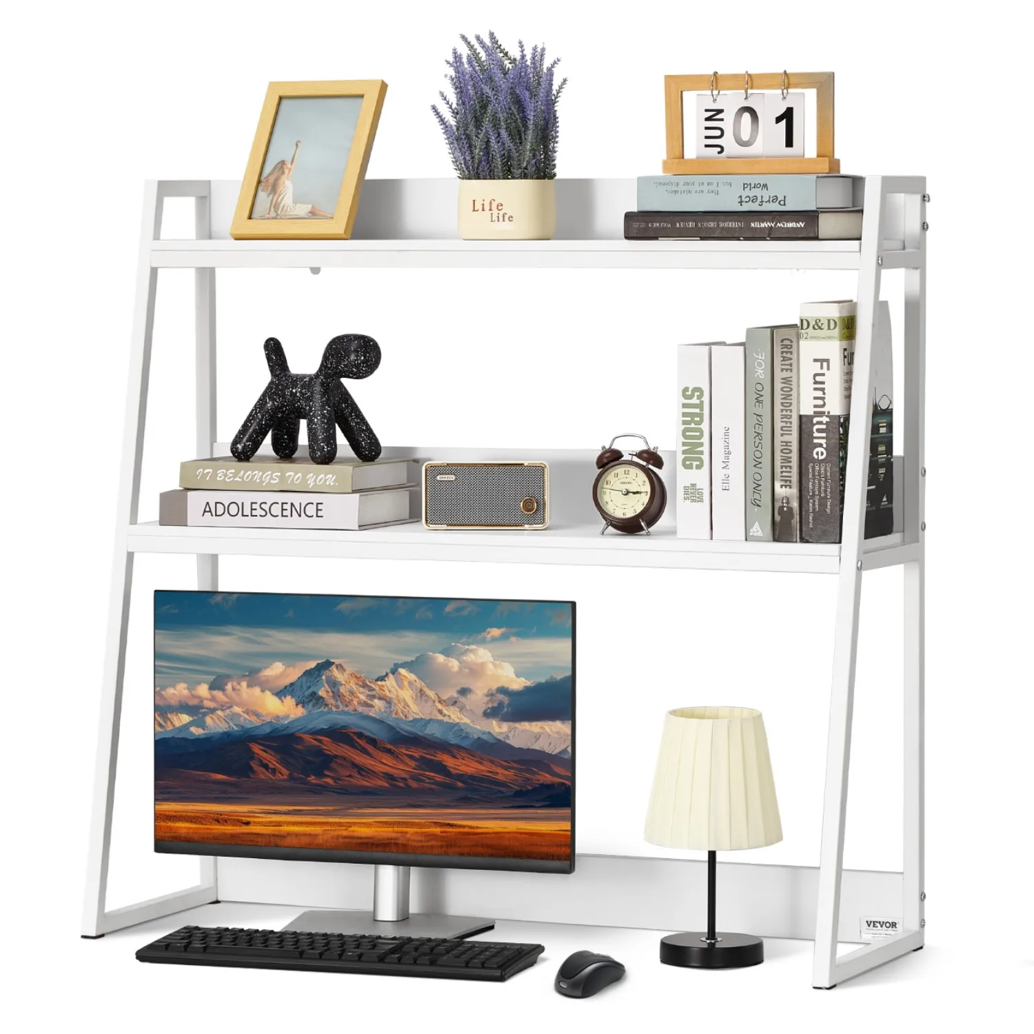 Desktop Bookshelf Storage Organizer Computer Desk Wooden Shelf Display Rack
Desktop Bookshelf Storage Organizer Computer Desk Wooden Shelf Display Rack