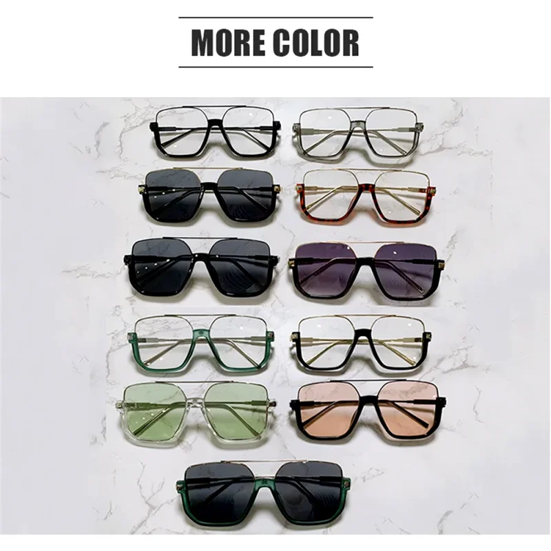 Vintage Sunglasses PC Oversized Sunglasses Metal Frame Goggles Half Metal Square Sun Glasses For Outdoor Use Fashion Statement
Vintage Sunglasses PC Oversized Sunglasses Metal Frame Goggles Half Metal Square Sun Glasses For Outdoor Use Fashion Statement