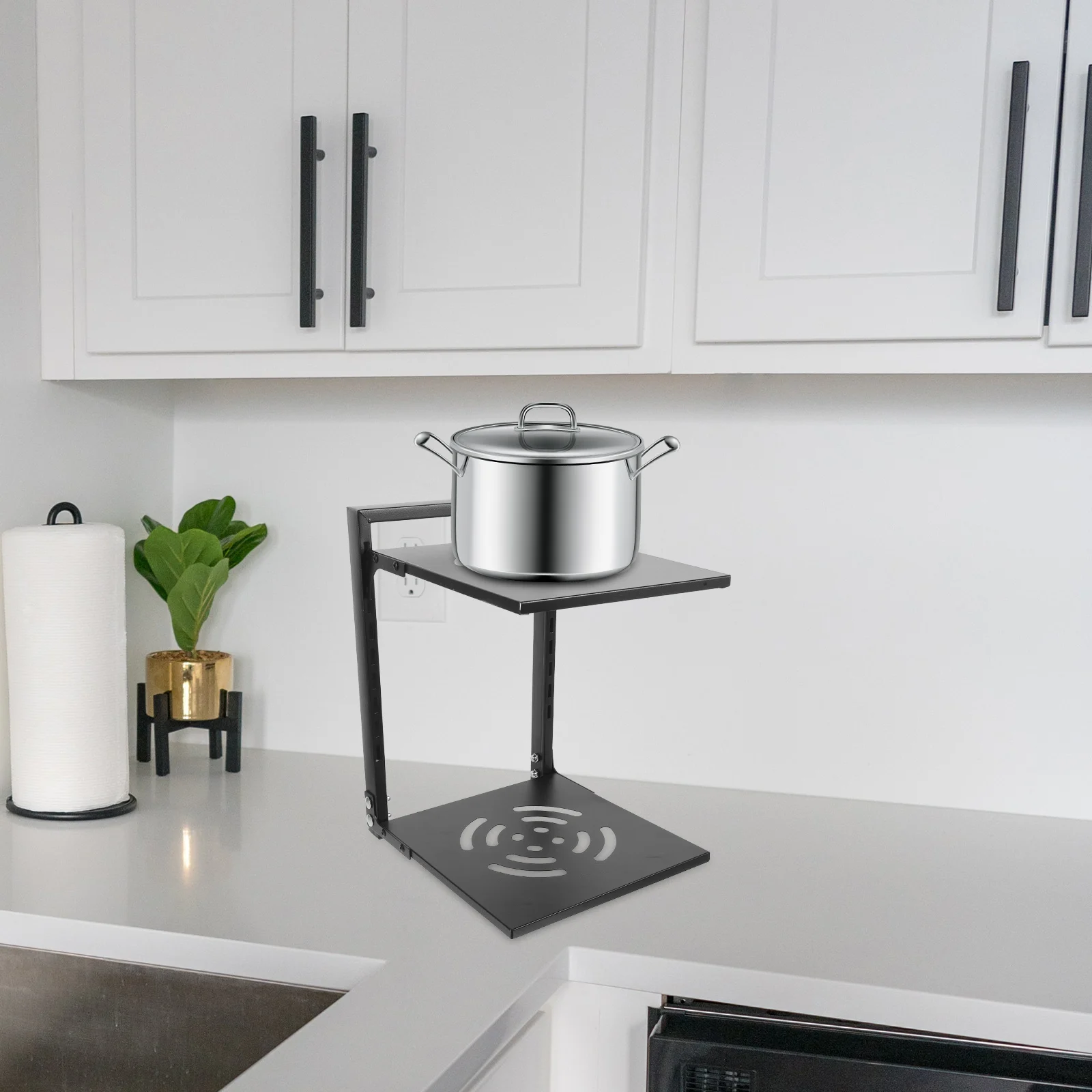 Double Pot Rack Shelf Vertical Storage Heavy Duty Draining Pan ganizer Metal Kitchen Supplies Table Top Corner Unit Outdoor
Double Pot Rack Shelf Vertical Storage Heavy Duty Draining Pan ganizer Metal Kitchen Supplies Table Top Corner Unit Outdoor