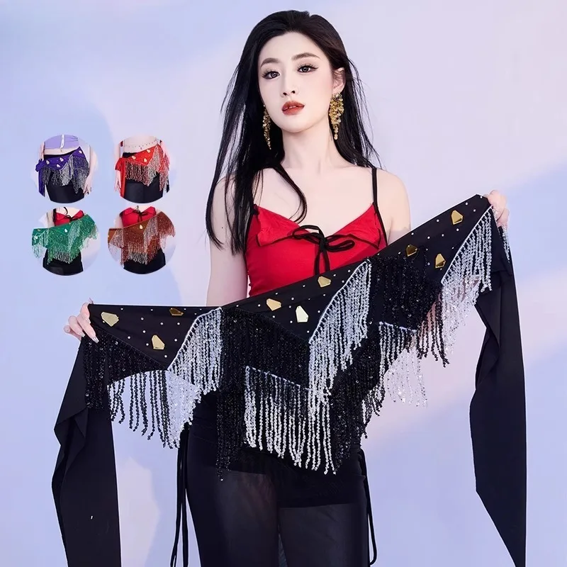 Customized New Belly Dance Belt Waist Chain Hip Scarf Triangle Scarf Tassel Tribe Dance Performance Waist Scarf Female Skirt
Customized New Belly Dance Belt Waist Chain Hip Scarf Triangle Scarf Tassel Tribe Dance Performance Waist Scarf Female Skirt