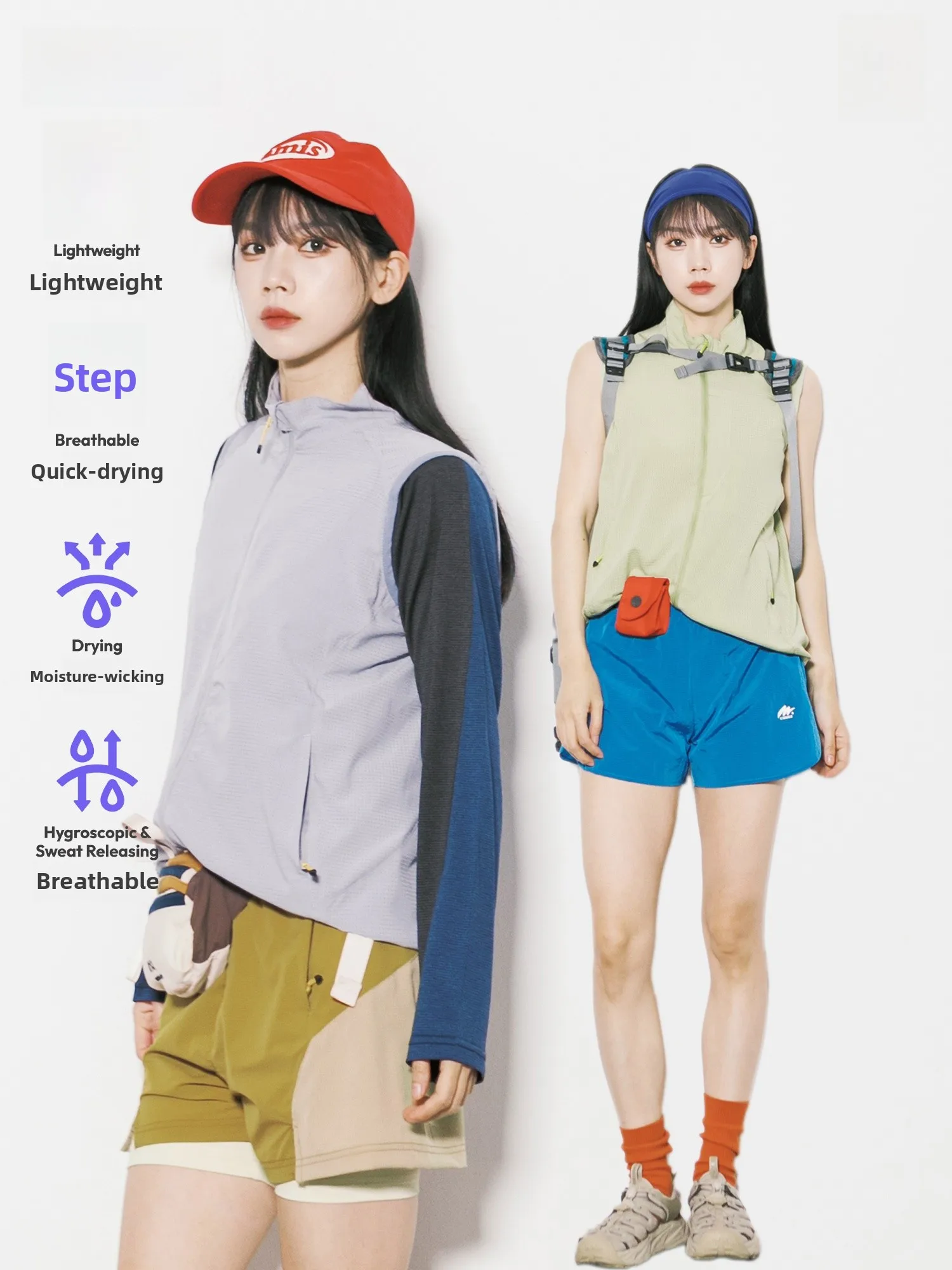 Outdoor Windbreaker Zipper Multi-Pocket Workwear Vest Unisex Breathable Lightweight Functional Vest Short Jacket
Outdoor Windbreaker Zipper Multi-Pocket Workwear Vest Unisex Breathable Lightweight Functional Vest Short Jacket