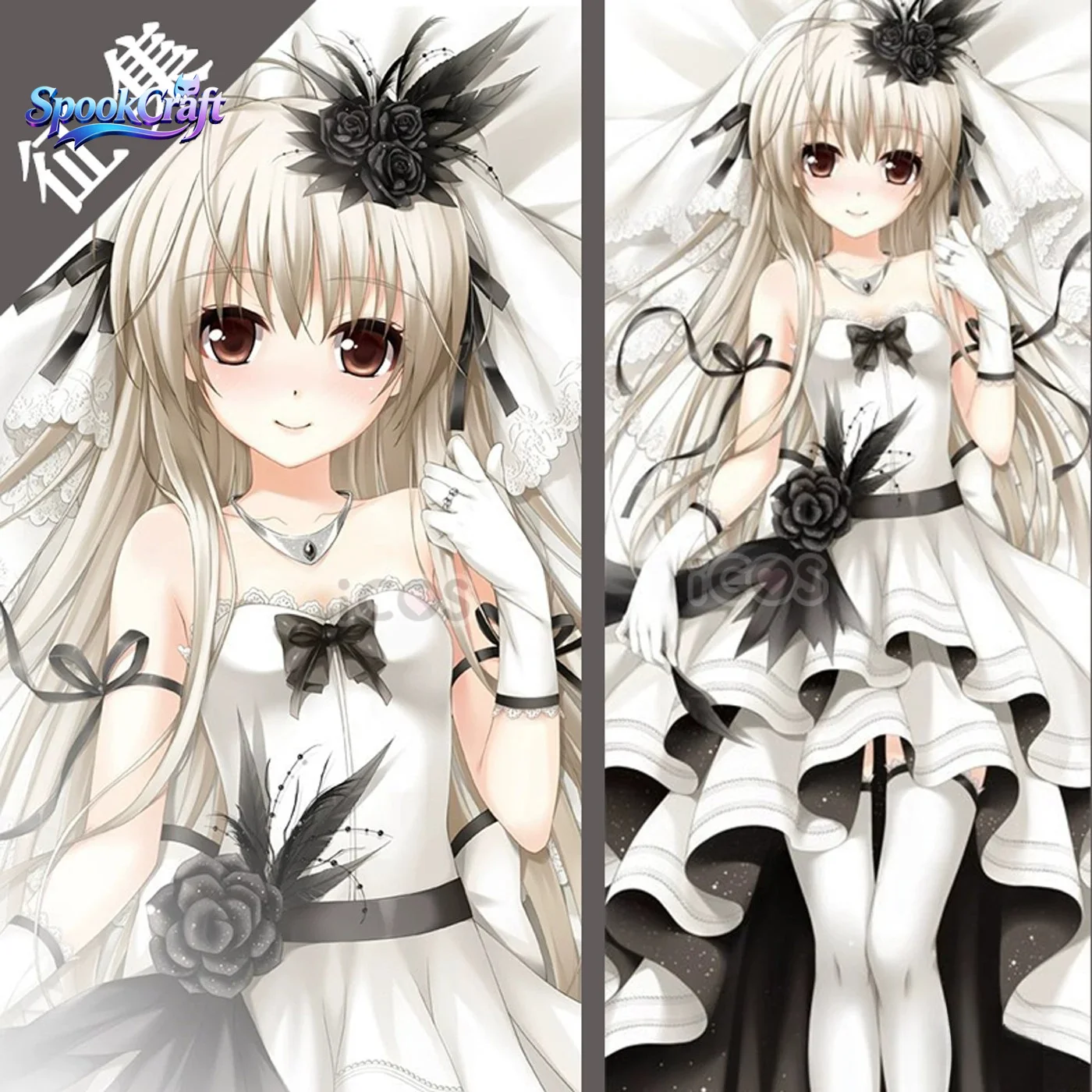 New Arrival Yosuga no Sora Kasugano Sora Black White Wedding Cos Women Bridal Gown Pre-Order Halloween Carnival Comic Con
New Arrival Yosuga no Sora Kasugano Sora Black White Wedding Cos Women Bridal Gown Pre-Order Halloween Carnival Comic Con