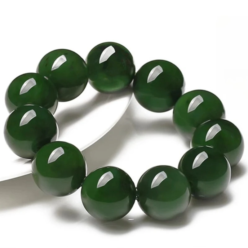 New Natural Stone Green Large Round Bead Bracelet, Classic Fashion and Versatile Jewelry.
New Natural Stone Green Large Round Bead Bracelet, Classic Fashion and Versatile Jewelry.
