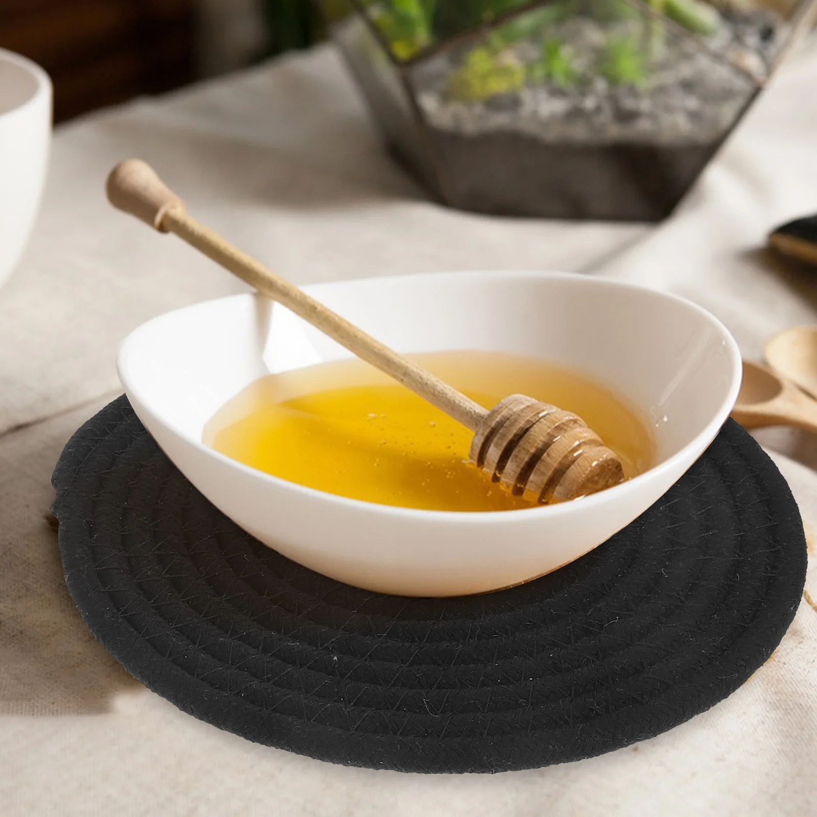 4pcs Woven Heat Resistant Trivets for Hot Dishes 18cm Cotton Pot Holders Set Non Slip Kitchen Mats Table Protectors
4pcs Woven Heat Resistant Trivets for Hot Dishes 18cm Cotton Pot Holders Set Non Slip Kitchen Mats Table Protectors