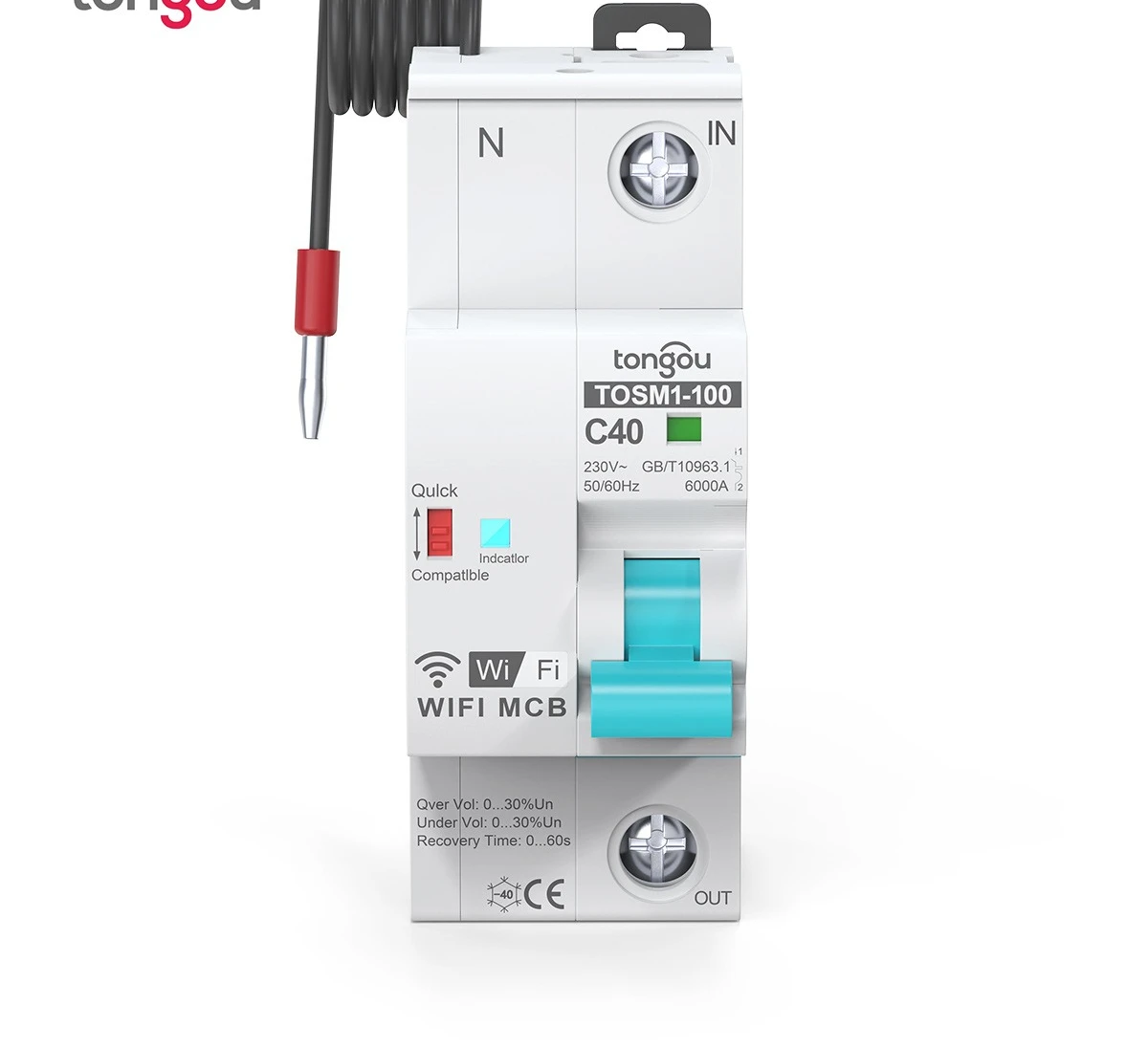 WiFi smart circuit breaker empty open 1P mobile phone wireless remote control switch over and under voltage protection
WiFi smart circuit breaker empty open 1P mobile phone wireless remote control switch over and under voltage protection