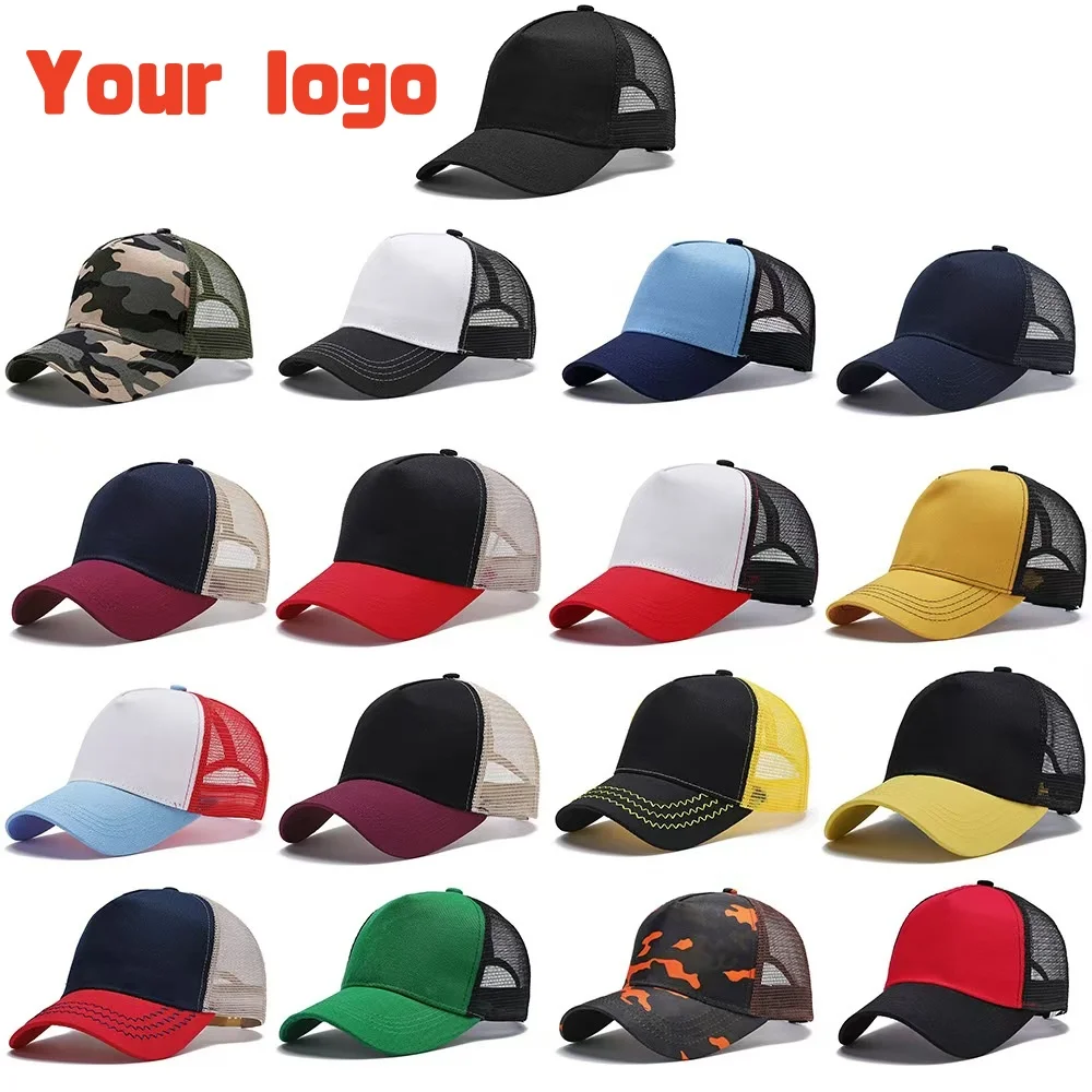 Custom Trucker Hat Logo Cotton Mesh Breathable Baseball Cap Women Men Summer Sunshade Mesh Cap 5 Panels Truck Hat Cap Wholesale
Custom Trucker Hat Logo Cotton Mesh Breathable Baseball Cap Women Men Summer Sunshade Mesh Cap 5 Panels Truck Hat Cap Wholesale