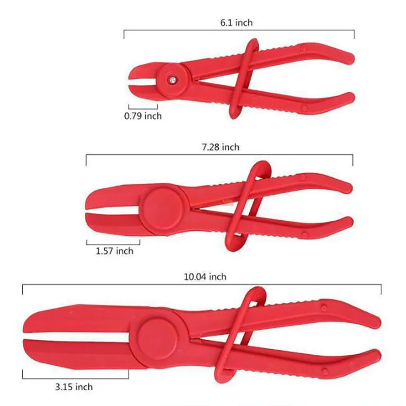 3PCS HOSE PLIERS PIPE CLAMPS BRAKE PLIER FREE HANDS PLASTIC RADIATOR BRAKES PIPES
3PCS HOSE PLIERS PIPE CLAMPS BRAKE PLIER FREE HANDS PLASTIC RADIATOR BRAKES PIPES