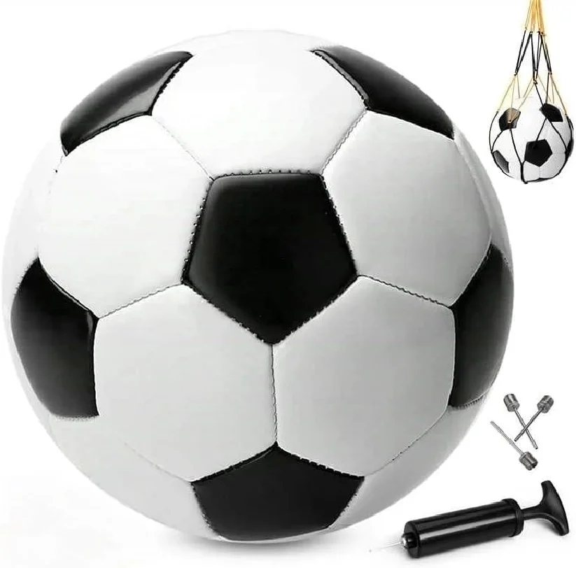 Football Size 3, Black and White Balloons with Pump, Football for Youth and Children Balls for Training, School
Football Size 3, Black and White Balloons with Pump, Football for Youth and Children Balls for Training, School