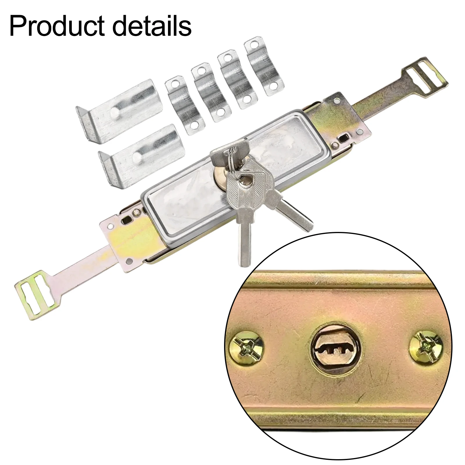 Copper Door Lock Rolling Shutter Door Lock Home Security 285mm Versatile Locking Mechanism Enhanced Security Design
Copper Door Lock Rolling Shutter Door Lock Home Security 285mm Versatile Locking Mechanism Enhanced Security Design