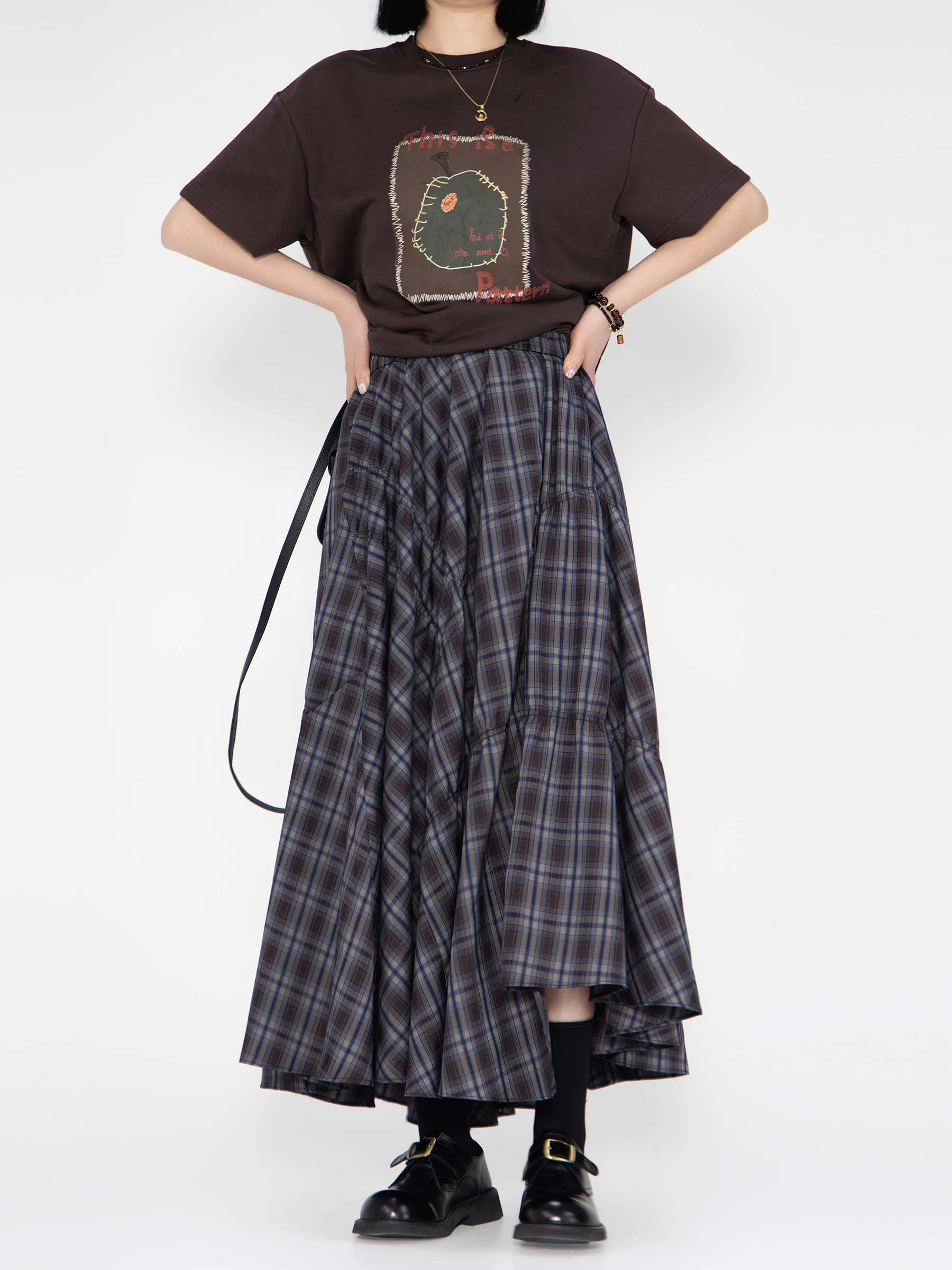 Юбка миди Bookru весна 2026, в клетку, А-силуэт, женская, с завышенной талией, утягивающая, из полиэстера, повседневная, производство Китай
Юбка миди Bookru весна 2026, в клетку, А-силуэт, женская, с завышенной талией, утягивающая, из полиэстера, повседневная, производство Китай