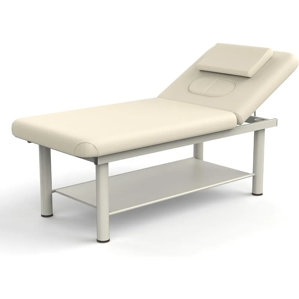 Heavy Duty Professional Stationary Massage Bed Wide Stationary Massage Table with Backrest for Treatment Table Physica Therapy
Heavy Duty Professional Stationary Massage Bed Wide Stationary Massage Table with Backrest for Treatment Table Physica Therapy