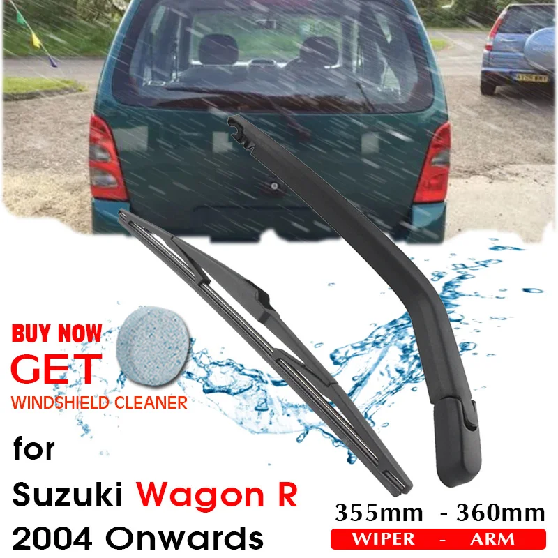 BROSHOO Car Rear Wiper Blades Back Windscreen Wiper Arm For Suzuki Wagon R Hatchback(2004 Onwards) 355mm,Windshield Car Styling
BROSHOO Car Rear Wiper Blades Back Windscreen Wiper Arm For Suzuki Wagon R Hatchback(2004 Onwards) 355mm,Windshield Car Styling