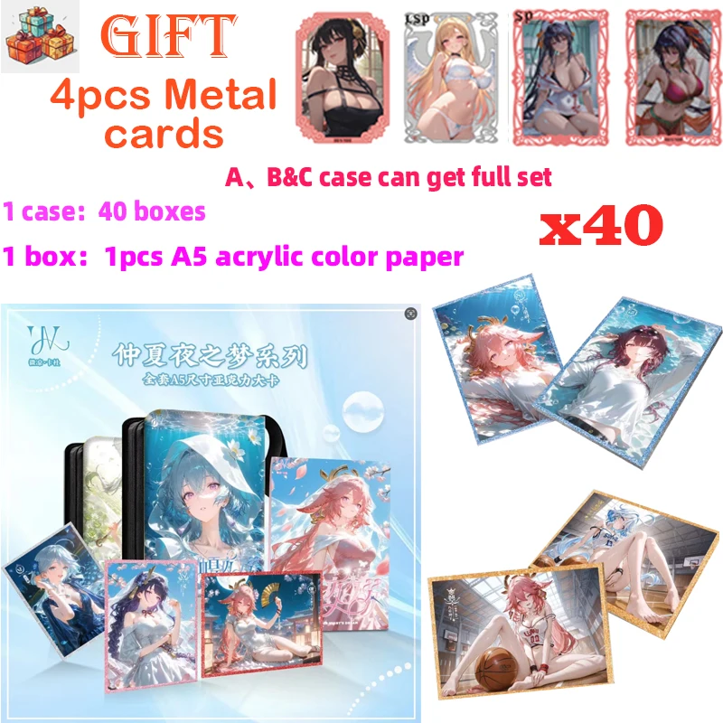 Goddess Story Weiliang Card Club A Midsummer Night's Dream Полный спектр А5 акриловой цветной бумаги Аниме Женские коллекционные карты
Goddess Story Weiliang Card Club A Midsummer Night's Dream Полный спектр А5 акриловой цветной бумаги Аниме Женские коллекционные карты